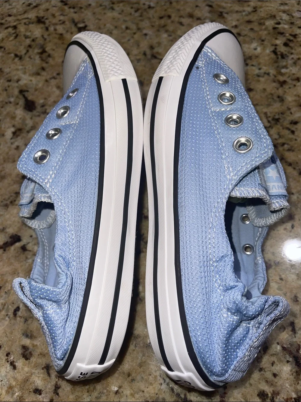Converse All Star Shoreline Slip-On Sneakers in Light Blue